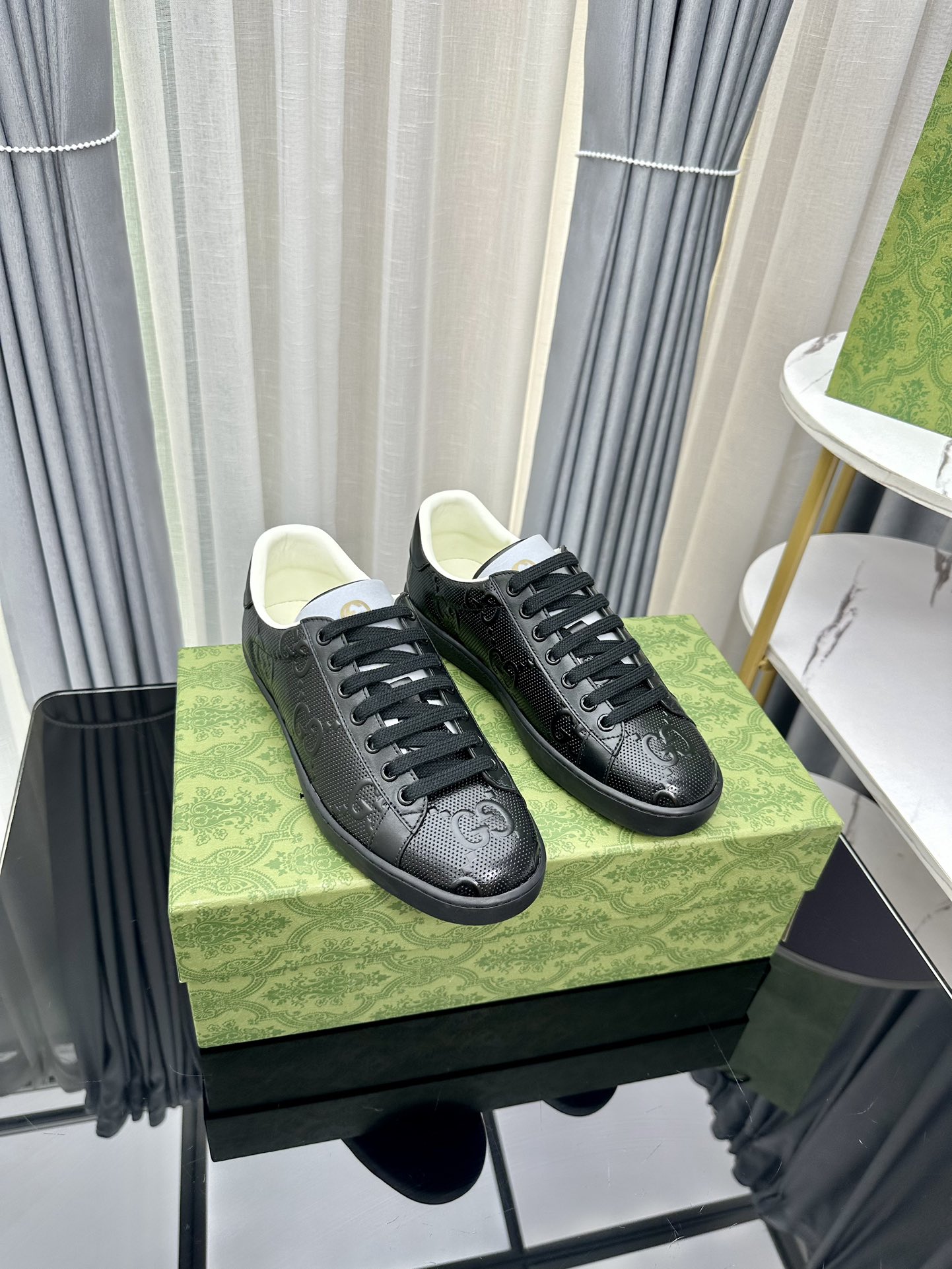 precio de fábrica versión superior Gucci 2023 principios de la primavera Gucci G casa pequeños zapat