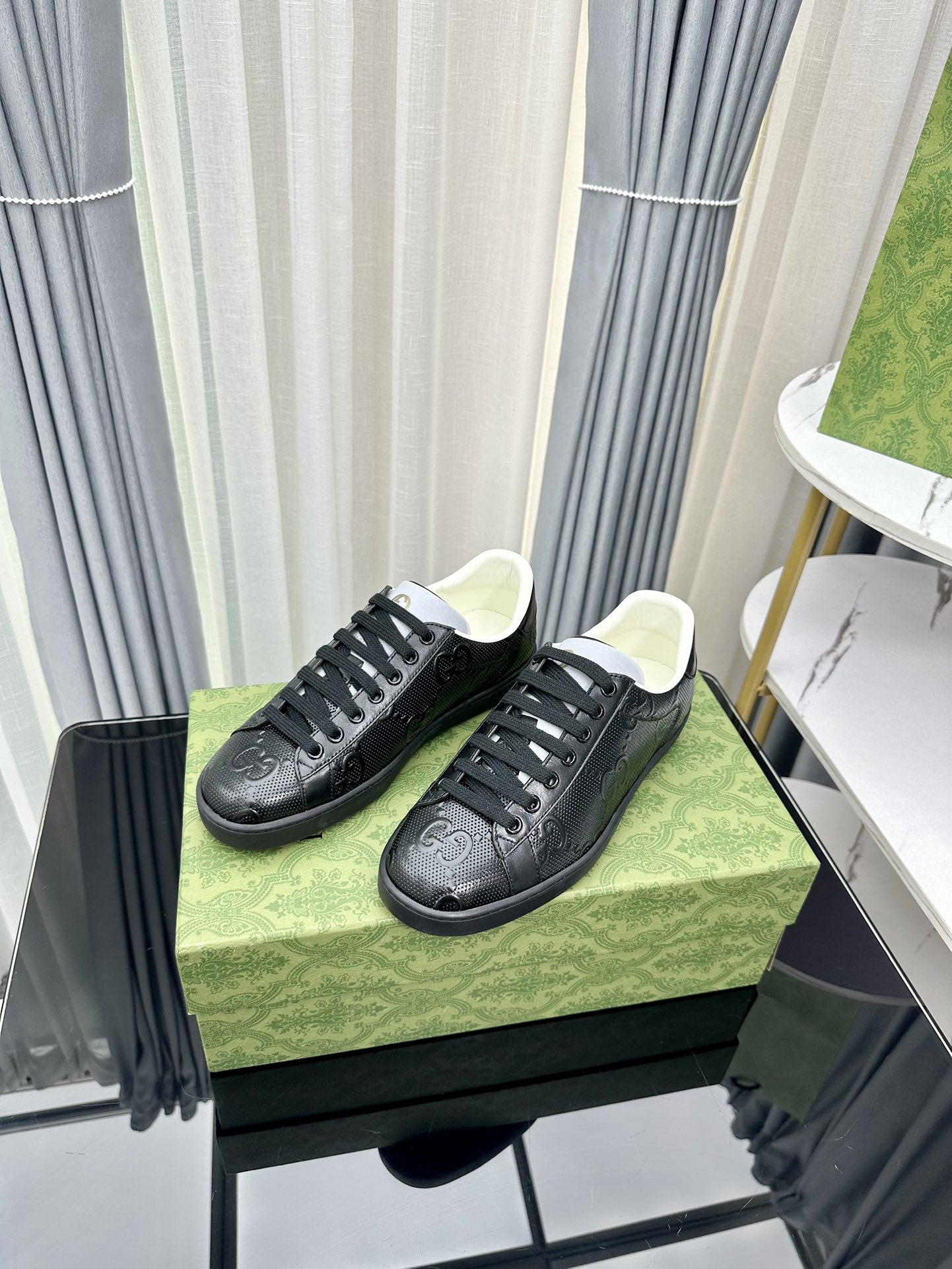 precio de fábrica versión superior Gucci 2023 principios de la primavera Gucci G casa pequeños zapat