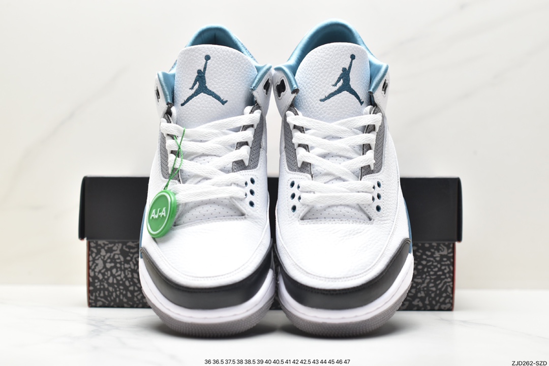 Air Jordan 3 Retro ”Hide and Sneak” White Gray Brown 136064-660