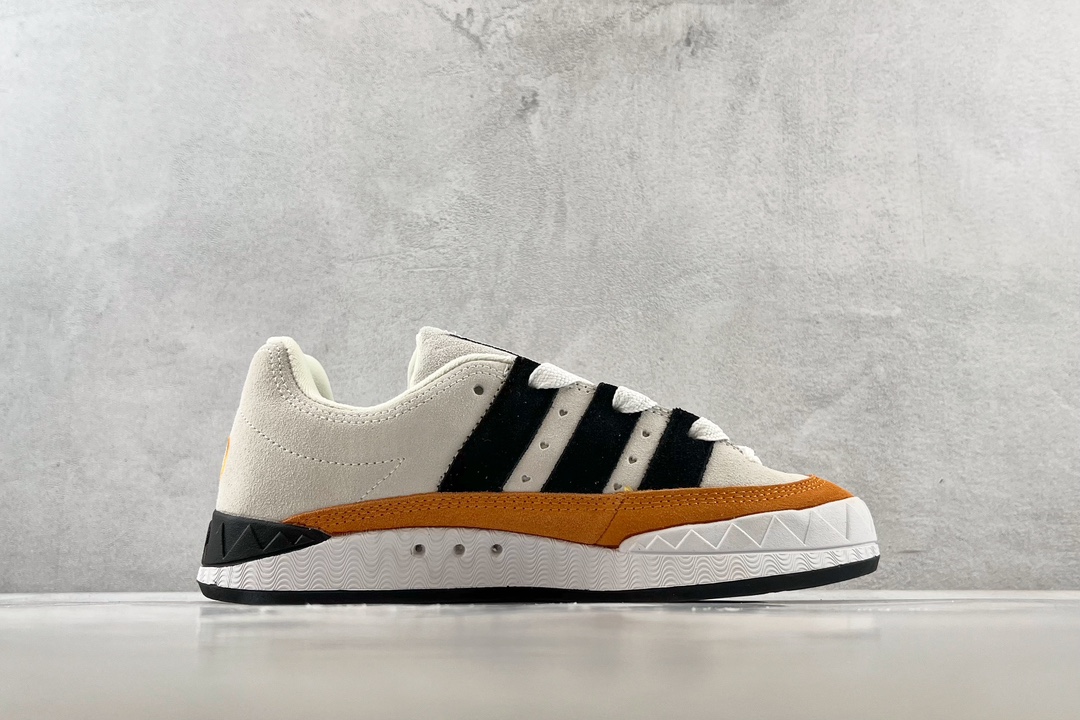 HUMAN MADE x adidas Retro Shark Bread Light Gray Orange HP9916