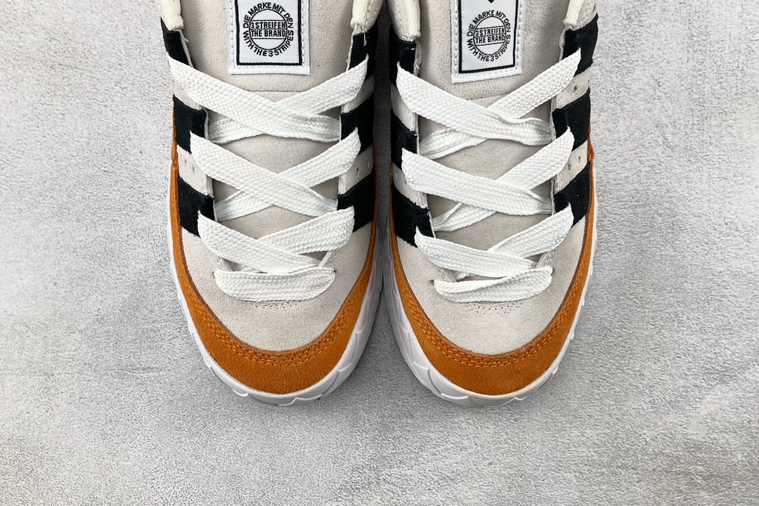 HUMAN MADE x adidas Retro Shark Bread Light Gray Orange HP9916