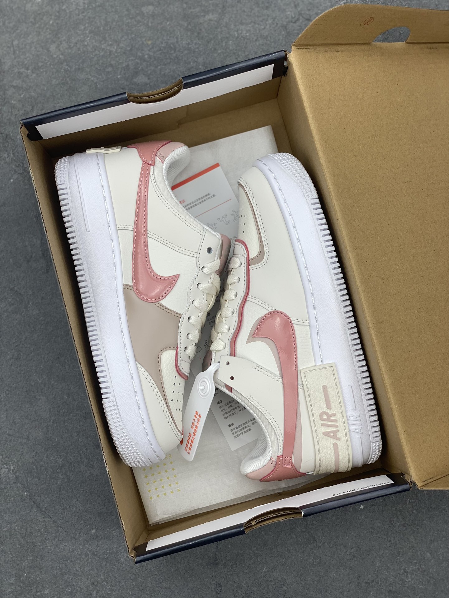 Nike Air Force 1 Shadow Macaron Color Lightweight Casual Shoes DZ1847-001 10 i1692473345 7856 8