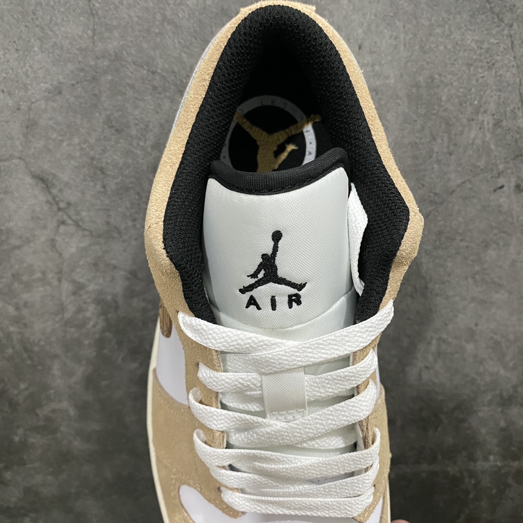 图片[8]-【DT纯原】Air Jordan AJ1 Low 低帮 白棕色 DZ4130-201终端优势供应 市面中低帮最具代表性版本没有之一 口碑大厂出品 品控大底版型不断改良更新 全套原纸板楦头开发 确保原汁原味 完美呈现版型 完美零毛边处理 原厂内置全掌气垫 价格定位良心 平台专用代工流水线出品 一眼公司既视感 拿到手的一瞬间就与众不同 碾压市面所有版本 全部原鞋开发 每一个配色都会采购原鞋确认细节 打破市面看图做货无好货之说  尺码：40 40.5 41 42 42.5 43 44 44.5 45 46-莆田鞋批发中心