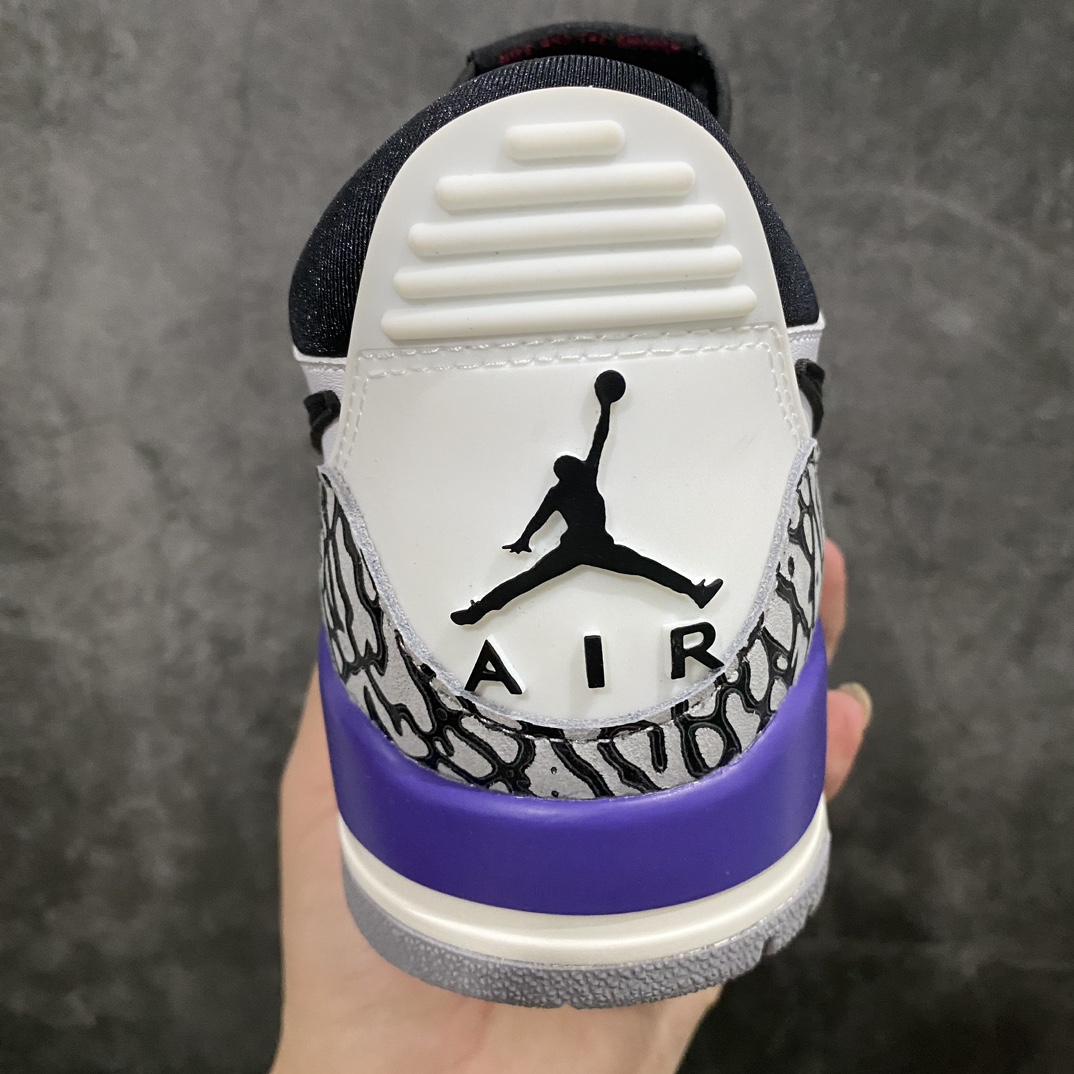 图片[4]-【小绿X版】Air Jordan Legacy AJ312 白黄紫 CD7069-102n目前市场最好版本 优于之前各代号版本n最新原鞋开发 独家鞋底模具 目前市场最正确版型 后跟处饰有标志性爆裂纹覆盖层 正确官方原盒原配整洁度一流 鞋身采用了头层皮制作 平台电商直供首选 售后超低  尺码：36 36.5 37.5 38 38.39 40 40.5 41 42 42.5 43 44 44.5 45 46 47.5-莆田鞋批发中心