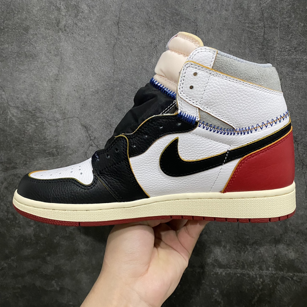 [XP Pure Original] The latest batch of Union x Air Jordan AJ1 Retro High NRG joint four-color stitching black toe BV1300-106