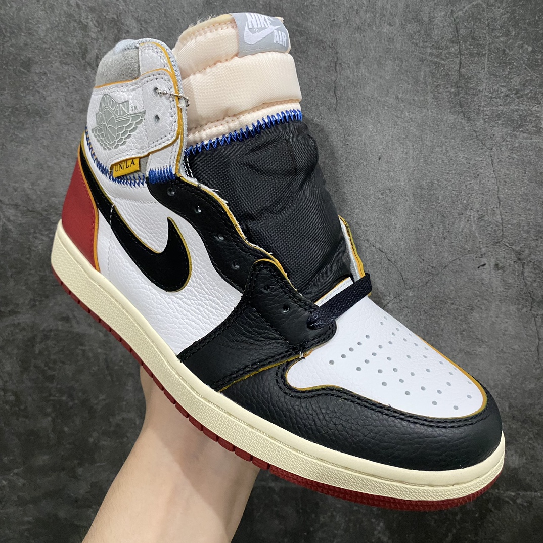 [XP Pure Original] The latest batch of Union x Air Jordan AJ1 Retro High NRG joint four-color stitching black toe BV1300-106