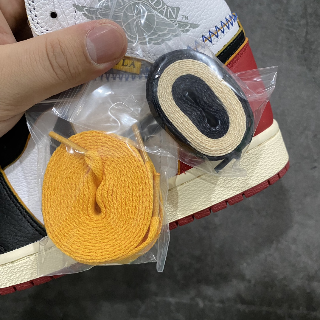 图片[9]-【XP纯原】最新批次 Union x Air Jordan AJ1 Retro High NRG联名四色拼接黑脚趾 BV1300-106 黑白红nn新批次细节提升很多哟针车更加精进 清洁度也大大提高，细节相当不错，高价零售首选推荐版本💪🏻n原楦原纸板开发 极致一眼正品既视感 原厂皮料 原厂拉帮工艺 全部采用原厂电脑车 针距 边距完全同步原鞋 原厂特供皮料承诺百分百一致原鞋 鞋面清洁度最高QC检验标准 控制溢胶 飞翼3D高频深度立体 全市场仅此一家  鞋盒、防尘纸  均采购来自原厂Size：40 40.5 41 42 42.5 43 44 44.5 45 46 47.5-莆田鞋批发中心