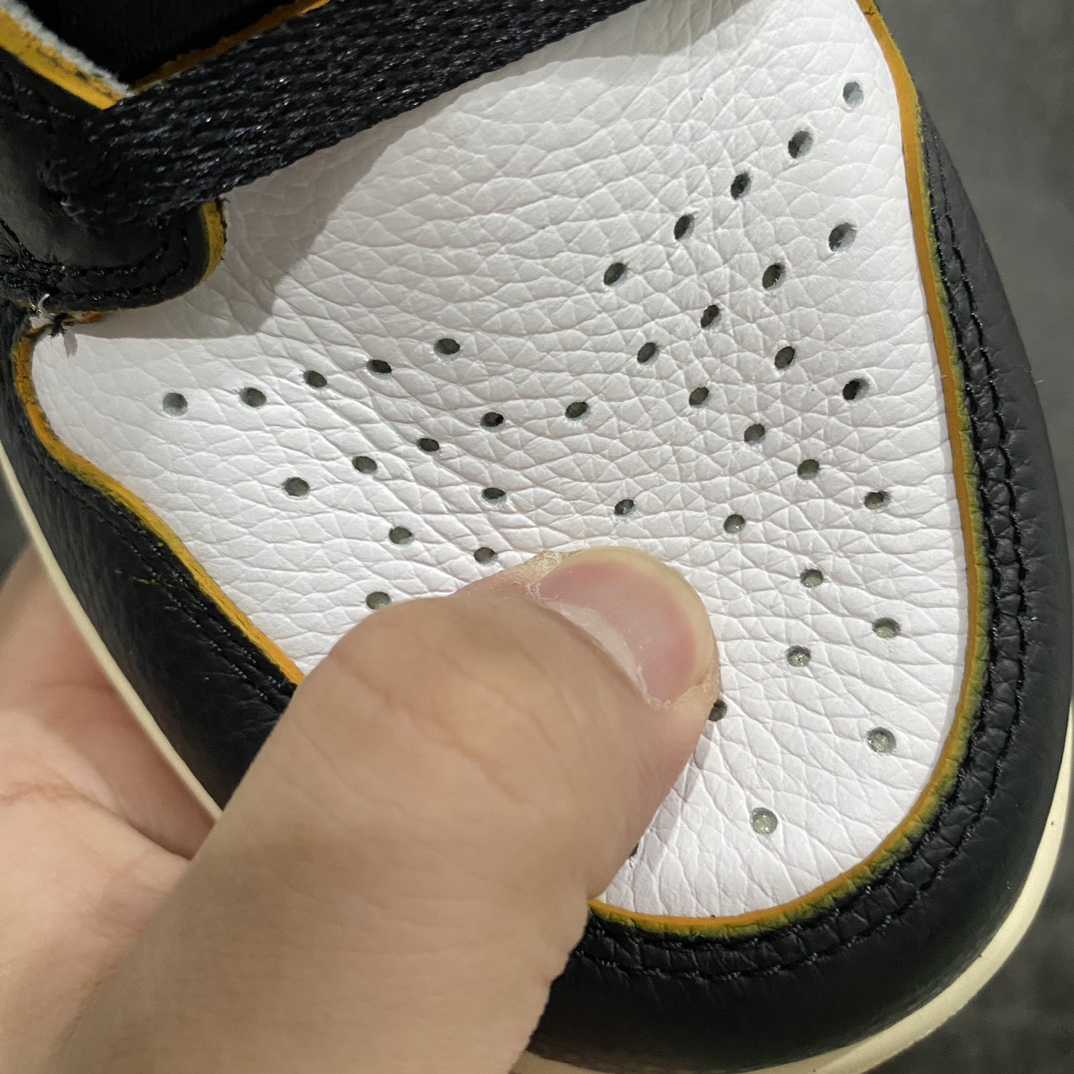 图片[3]-【XP纯原】最新批次 Union x Air Jordan AJ1 Retro High NRG联名四色拼接黑脚趾 BV1300-106 黑白红nn新批次细节提升很多哟针车更加精进 清洁度也大大提高，细节相当不错，高价零售首选推荐版本💪🏻n原楦原纸板开发 极致一眼正品既视感 原厂皮料 原厂拉帮工艺 全部采用原厂电脑车 针距 边距完全同步原鞋 原厂特供皮料承诺百分百一致原鞋 鞋面清洁度最高QC检验标准 控制溢胶 飞翼3D高频深度立体 全市场仅此一家  鞋盒、防尘纸  均采购来自原厂Size：40 40.5 41 42 42.5 43 44 44.5 45 46 47.5-莆田鞋批发中心