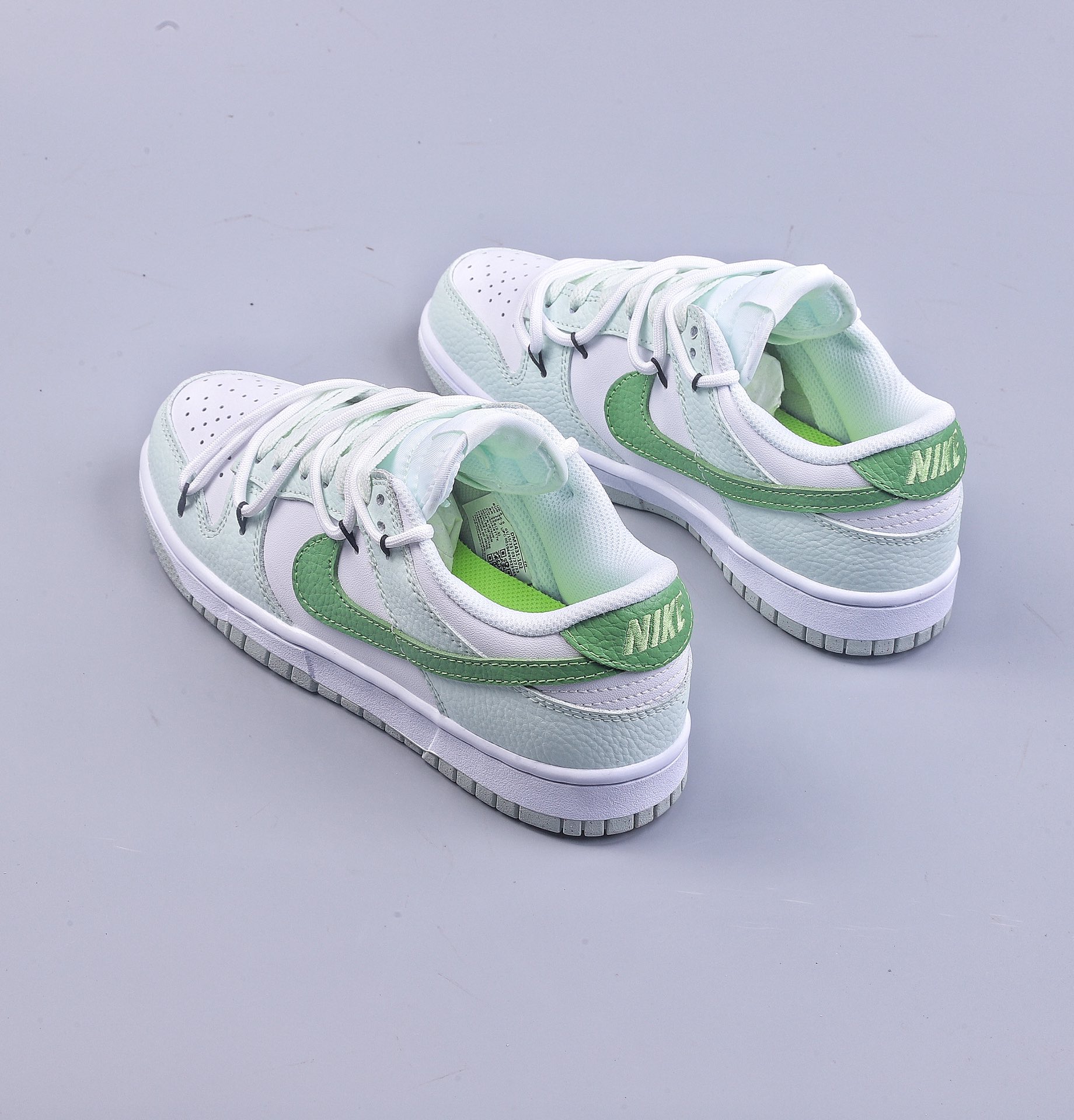 Nk Dunk Low ”Next Nature” refreshing green grape milk green SB strap low-top casual sneakers DN1431-102