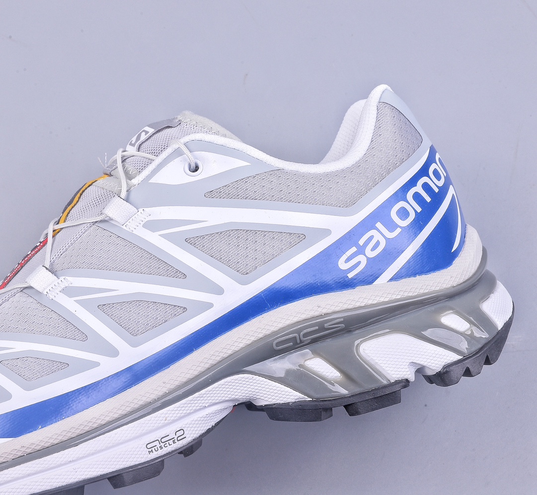 French outdoor brand - Salomon/Salomon XT-6 Advanced ”Cement Silver” Sky Series Low-top Sports Shoes