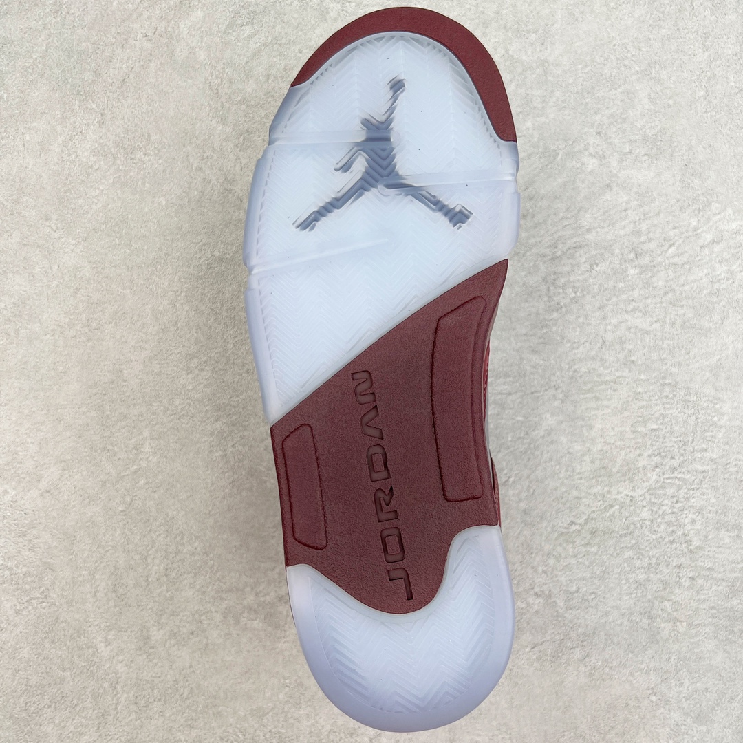 图片[9]-＃Y3纯原 Air Jordan AJ5 Retro 勃艮第红 DZ4131-600 全新改良批次 圈内最强系列 恪守真诚 承诺混一赔十 高端零售裸鞋圈特供批次 SZ原厂全套原楦原纸板冲刀磨具开发 原厂皮料加持 原厂港宝加持定型后跟R度完美 同源原厂电绣 飞翼针数密度立体效果一致 百分百一致原鞋 原厂拉帮工艺 针距密度一致 后跟弧度收口自然不对折 极致一眼正品既视感 进口玻璃冲刀皮料裁剪零毛边 全鞋电脑针车工艺 品控清洁度最高QC检验标准 免检产品 原厂订购鞋盒、鞋标、防尘纸、鞋撑、鞋带 追求极致的原厂味道 尺码：40.5 41 42 42.5 43 44 44.5 45 46 47.5 48.5-选品中心