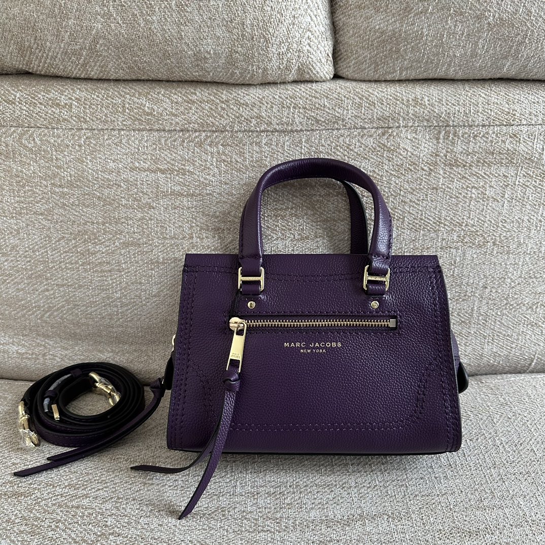 Marc Jacobs ～mj手提斜挎包 荔枝纹头层牛皮