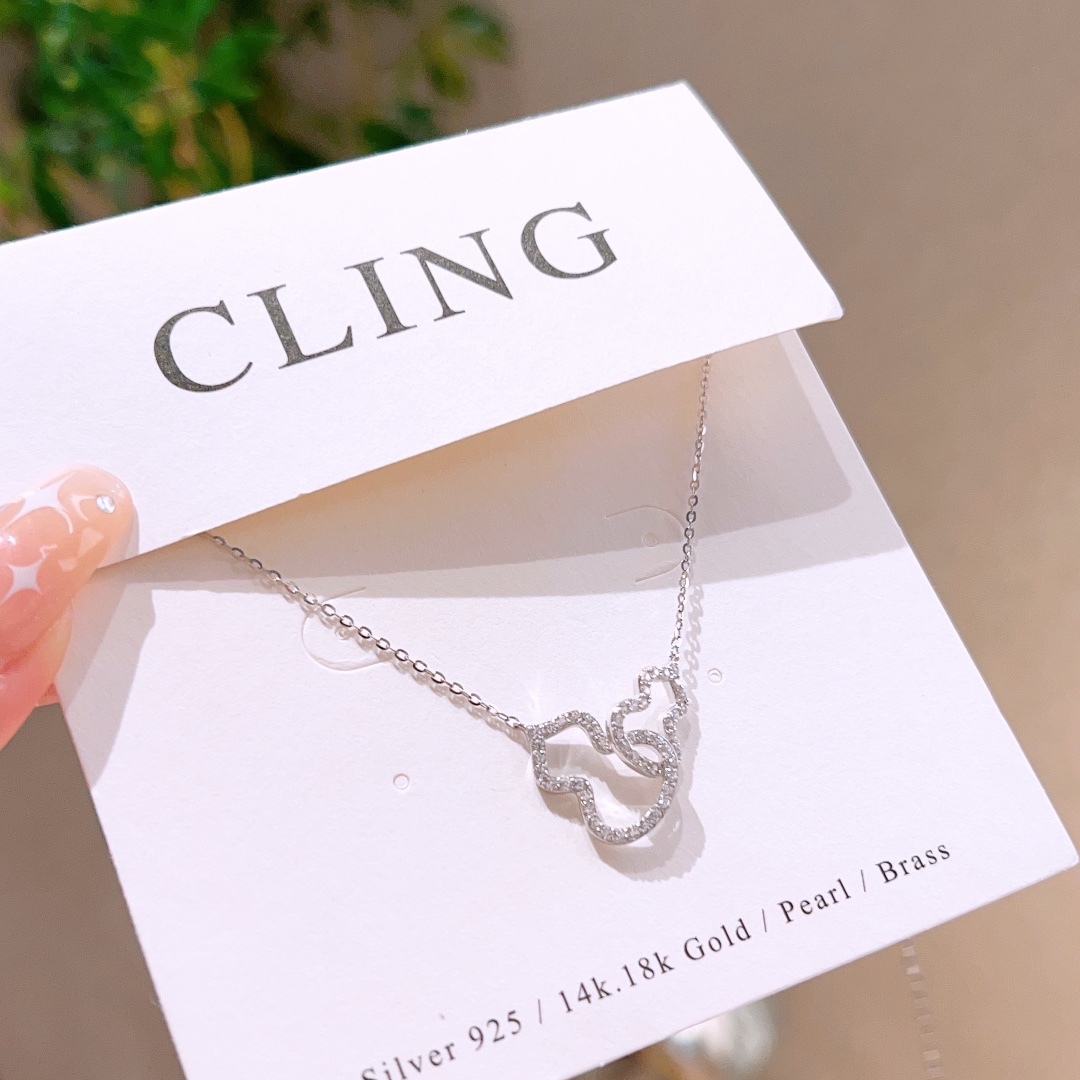 Feinsilber Kette Süß & cool Verlobung Silber