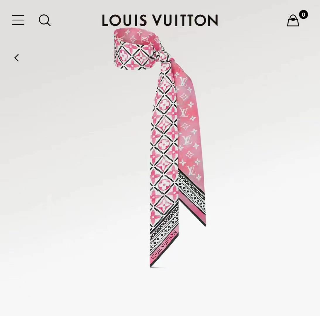 Louis Vuitton Lenço de Seda Seda