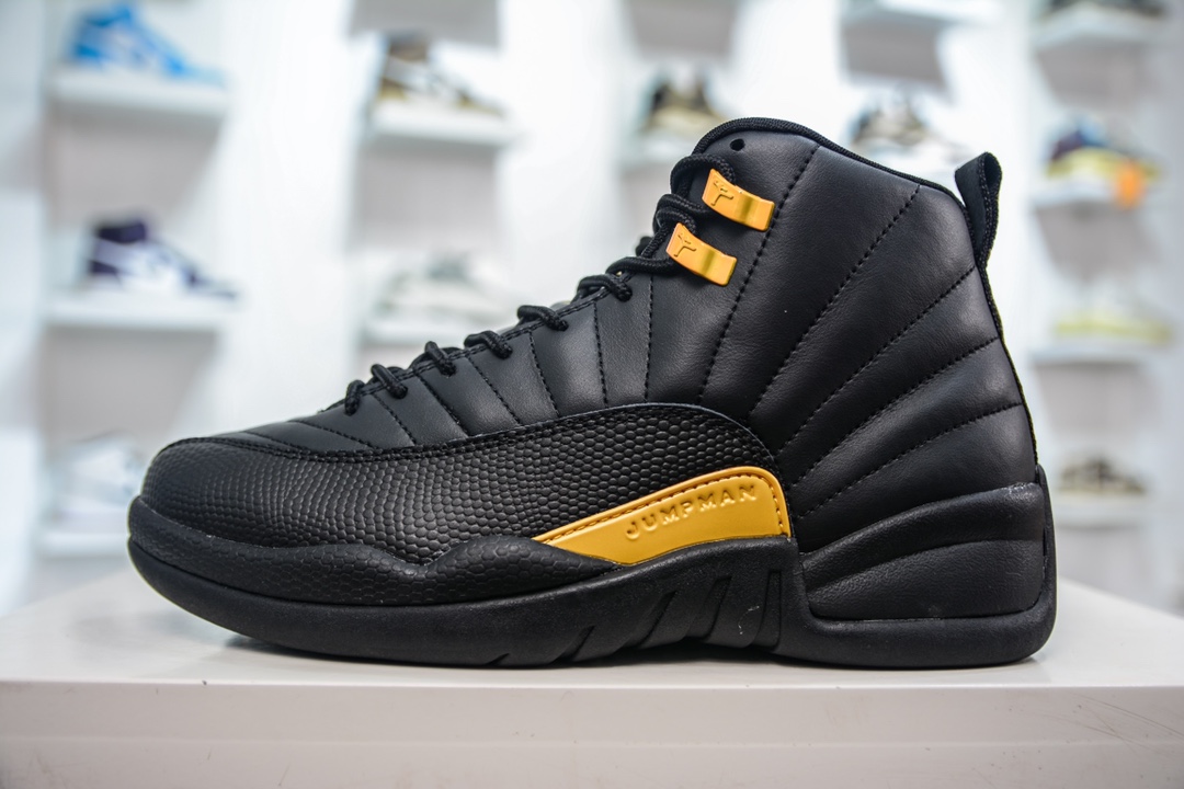 YH纯原 Air Jordan 12 Retro “Black Taxi” 黑金 AJ12乔12 男子文化篮球鞋 CT8013-071