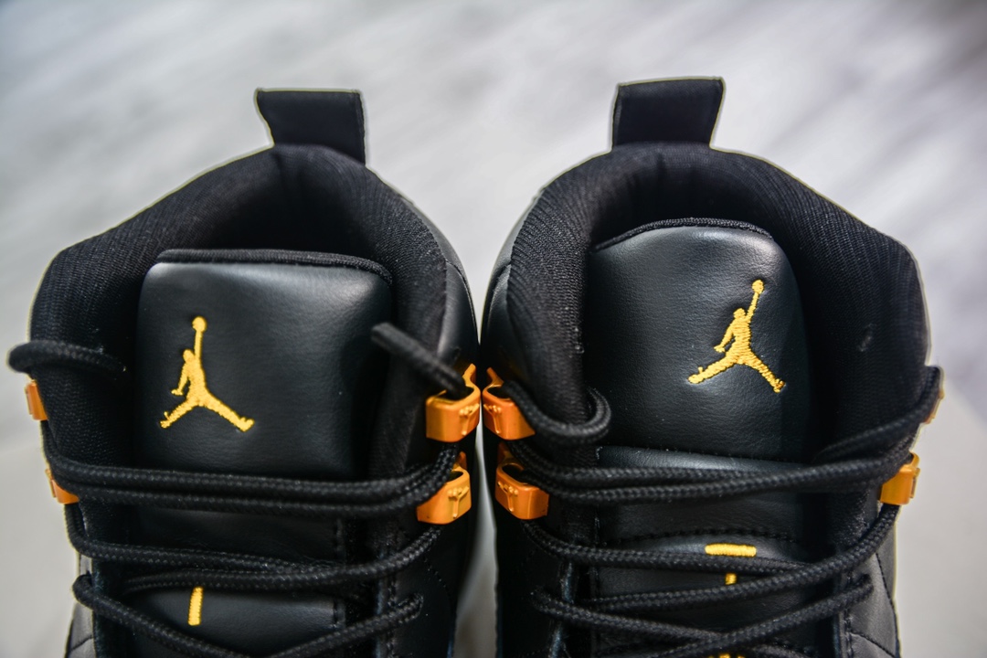 YH纯原 Air Jordan 12 Retro “Black Taxi” 黑金 AJ12乔12 男子文化篮球鞋 CT8013-071