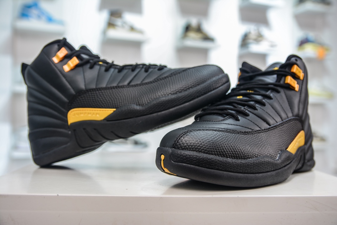 YH纯原 Air Jordan 12 Retro “Black Taxi” 黑金 AJ12乔12 男子文化篮球鞋 CT8013-071