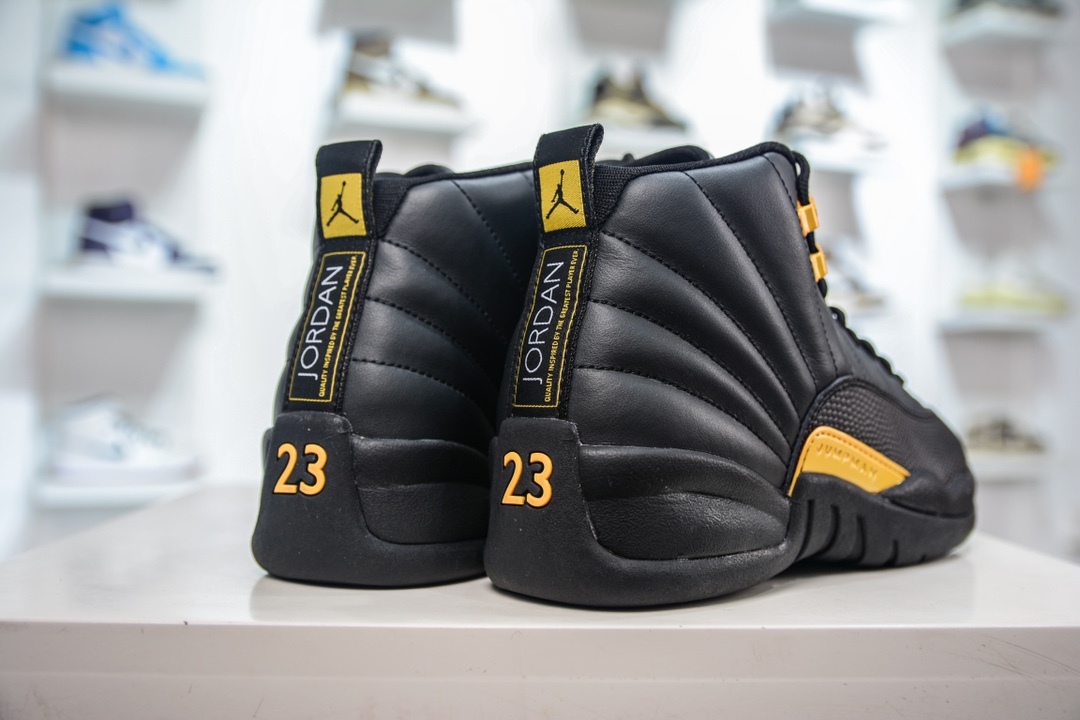 YH纯原 Air Jordan 12 Retro “Black Taxi” 黑金 AJ12乔12 男子文化篮球鞋 CT8013-071