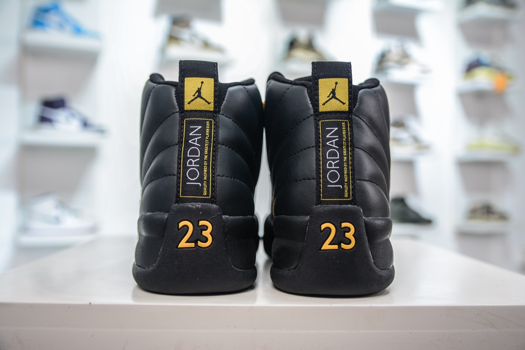 YH纯原 Air Jordan 12 Retro “Black Taxi” 黑金 AJ12乔12 男子文化篮球鞋 CT8013-071