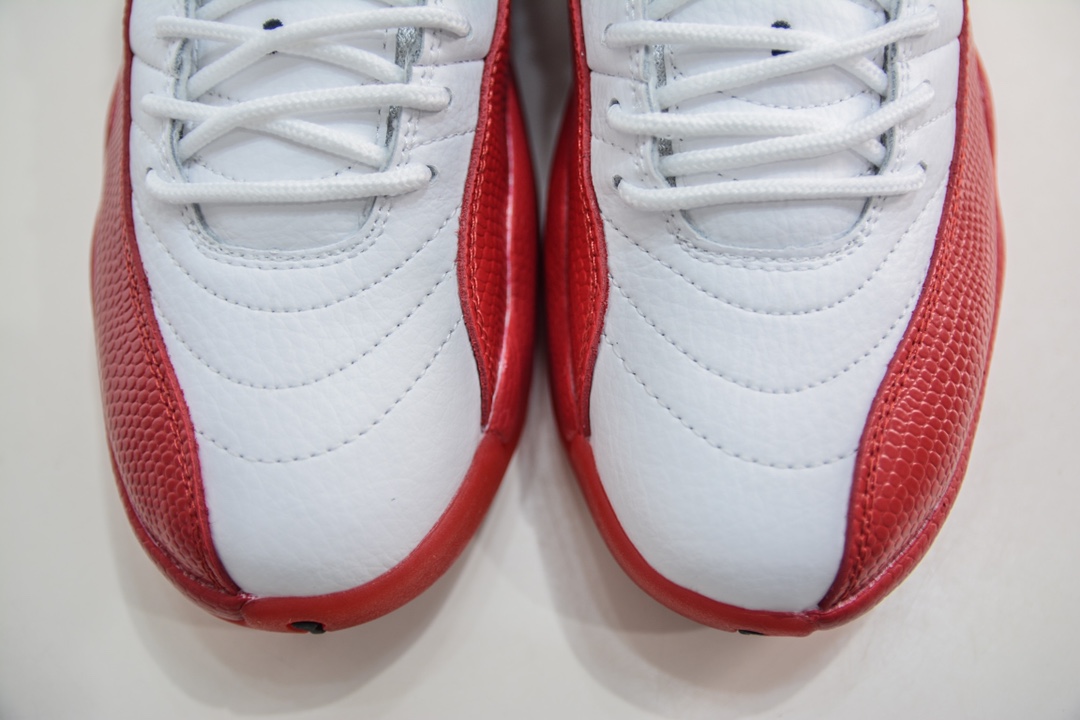 YH pure original Air Jordan 12 Retro ”Cherry” cherry white and red AJ12 Joe 12 men's cultural basketball shoes CT8013-116