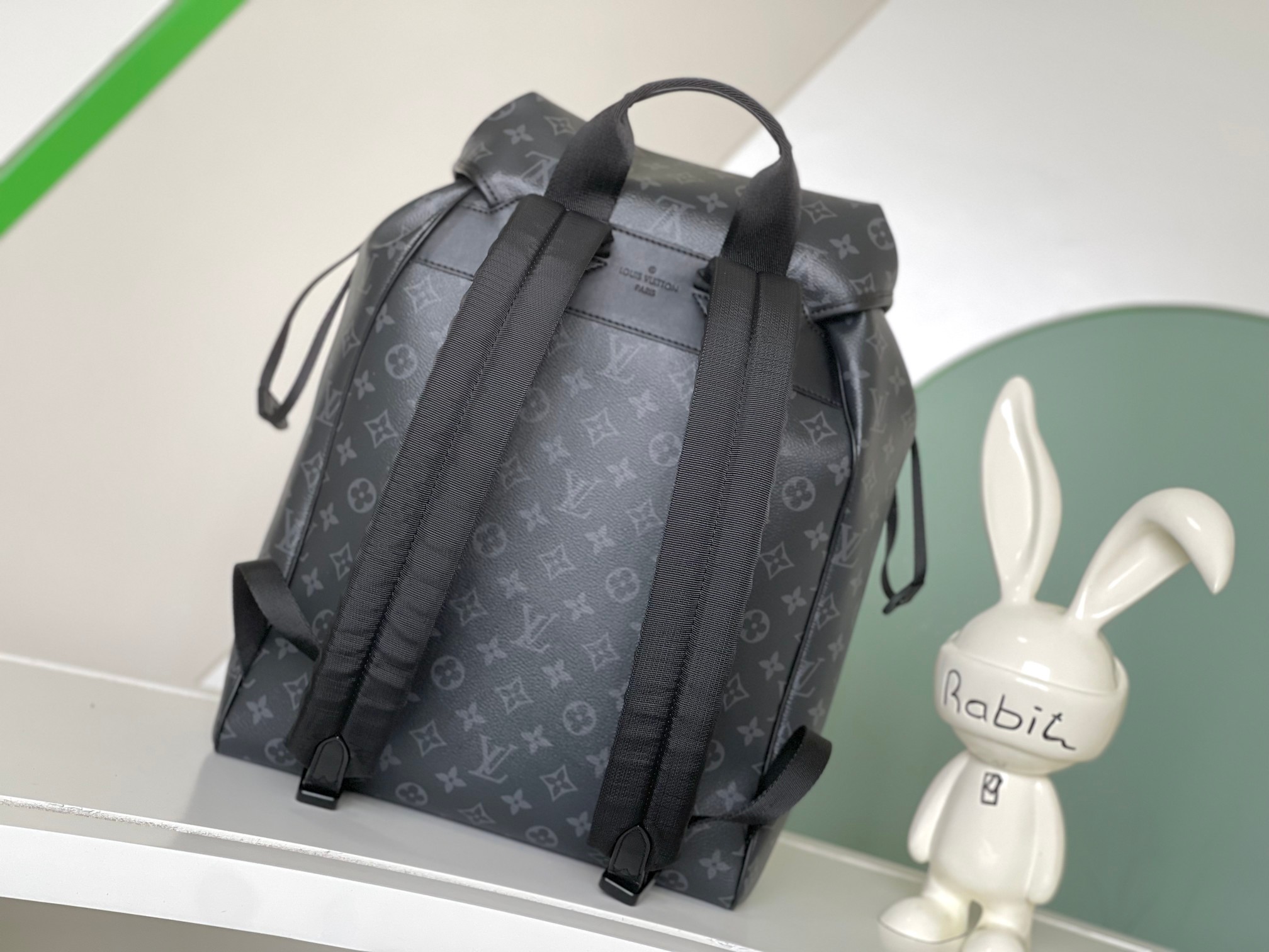 This Montsouris backpack is crafted from Monogram Eclipse canvas with - Bag 3