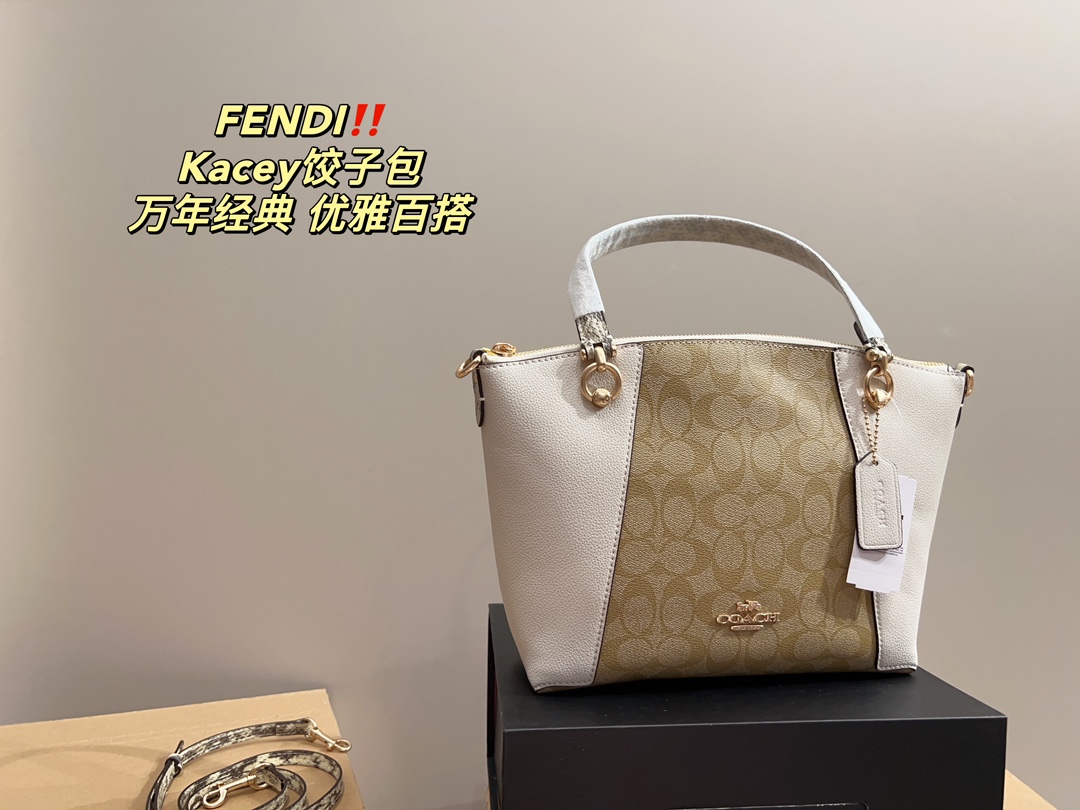 ⚠️Size 2520COACH Kacey Dumpling Bag Ten Thousand Years Classic Style is very elegant to carry and ve