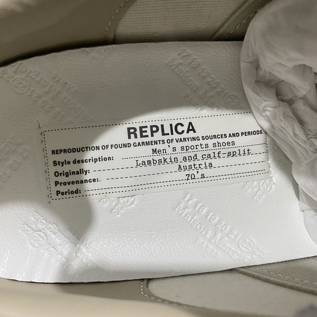 图片[6]-【东莞纯原】 Maison Margiela Calfskin Replica MM6马吉拉 德训运动休闲板鞋n广东一线大厂出品 非莆产n原版一比一开发 市售最高版本原版全套包装 配送精致礼盒 4色全码出货网红单品 高端外贸 平台零售专供批次 所有细节遵循原版 市售最强品质 尺码：35 36 36.5 37 38 39 40 40.5 41 42 42.5 43 44 44.5 45-莆田鞋批发中心