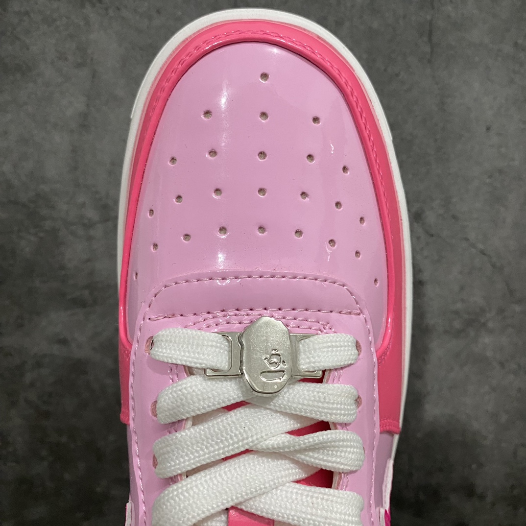 [Version C] Bape Sta To Low Star Style Ape Head Classic Low-Top Sports Casual Sneakers Pink