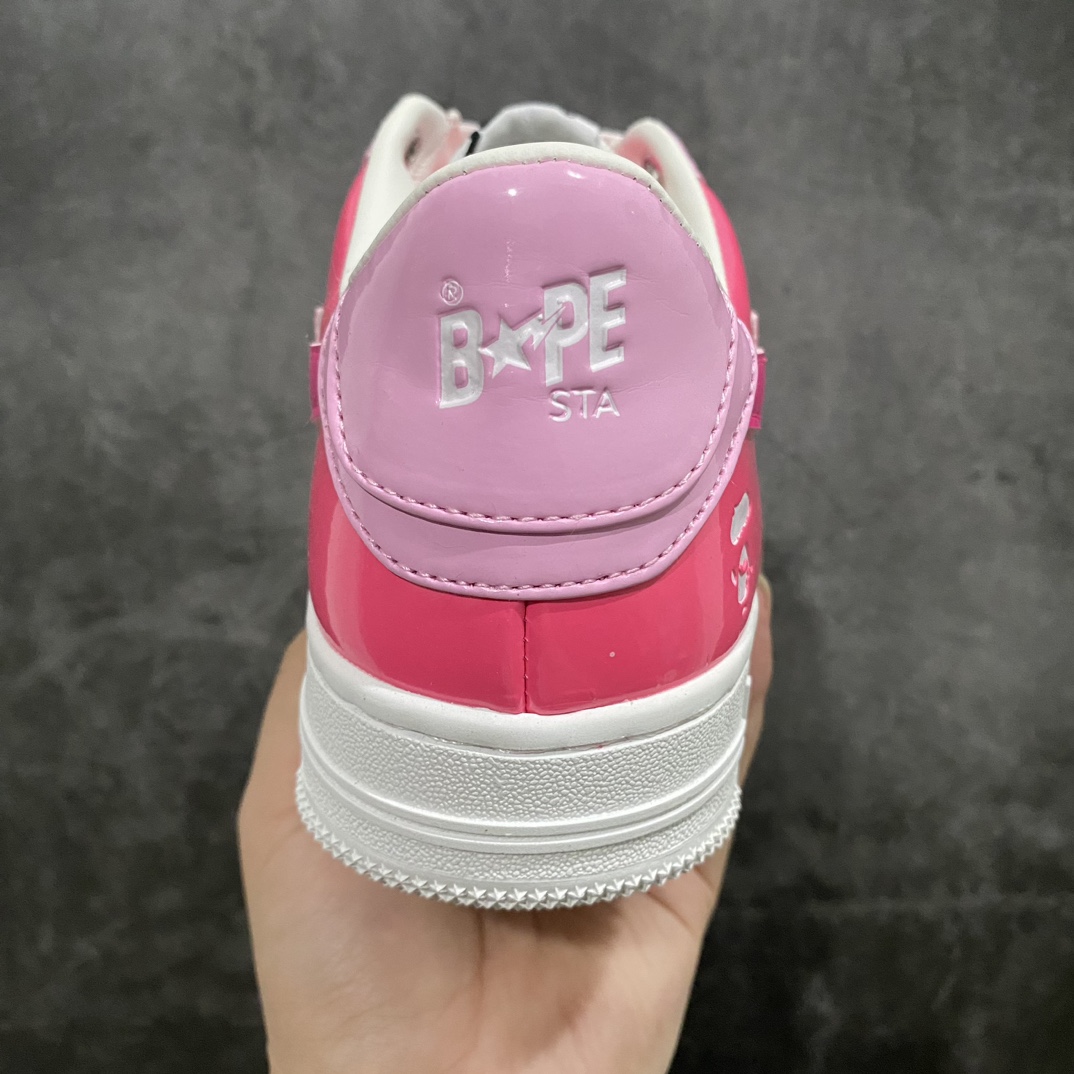 [Version C] Bape Sta To Low Star Style Ape Head Classic Low-Top Sports Casual Sneakers Pink