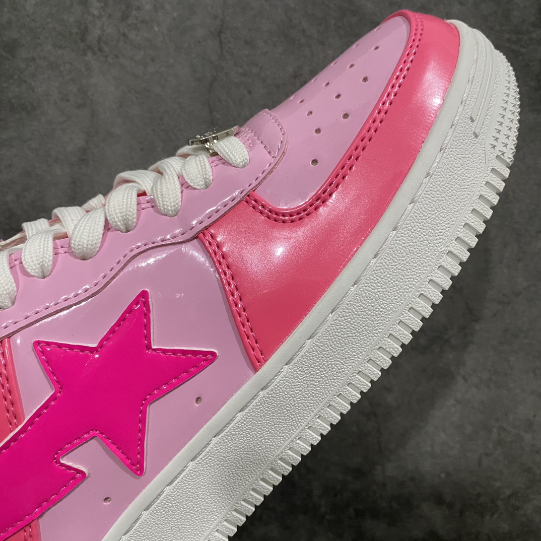 [Version C] Bape Sta To Low Star Style Ape Head Classic Low-Top Sports Casual Sneakers Pink