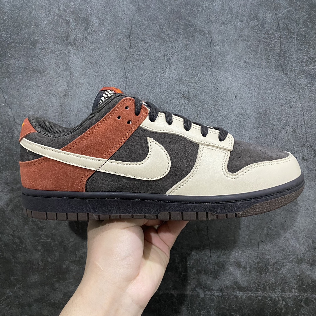 【M版纯原】NK Dunk Low \” Red Panda \” 黑棕 低帮运动休闲板鞋 FV0395-200国内一线头部大厂出品市售最高版本 原厂软木屑面料原鞋原楦头纸板开发 原厂织唛标 全方位细节到位  尺码：36 36.5 37.5 38 38.5 39 40 40.5 41 42 42.5 43 44 44.5 45 46 47.5-莆田鞋批发中心