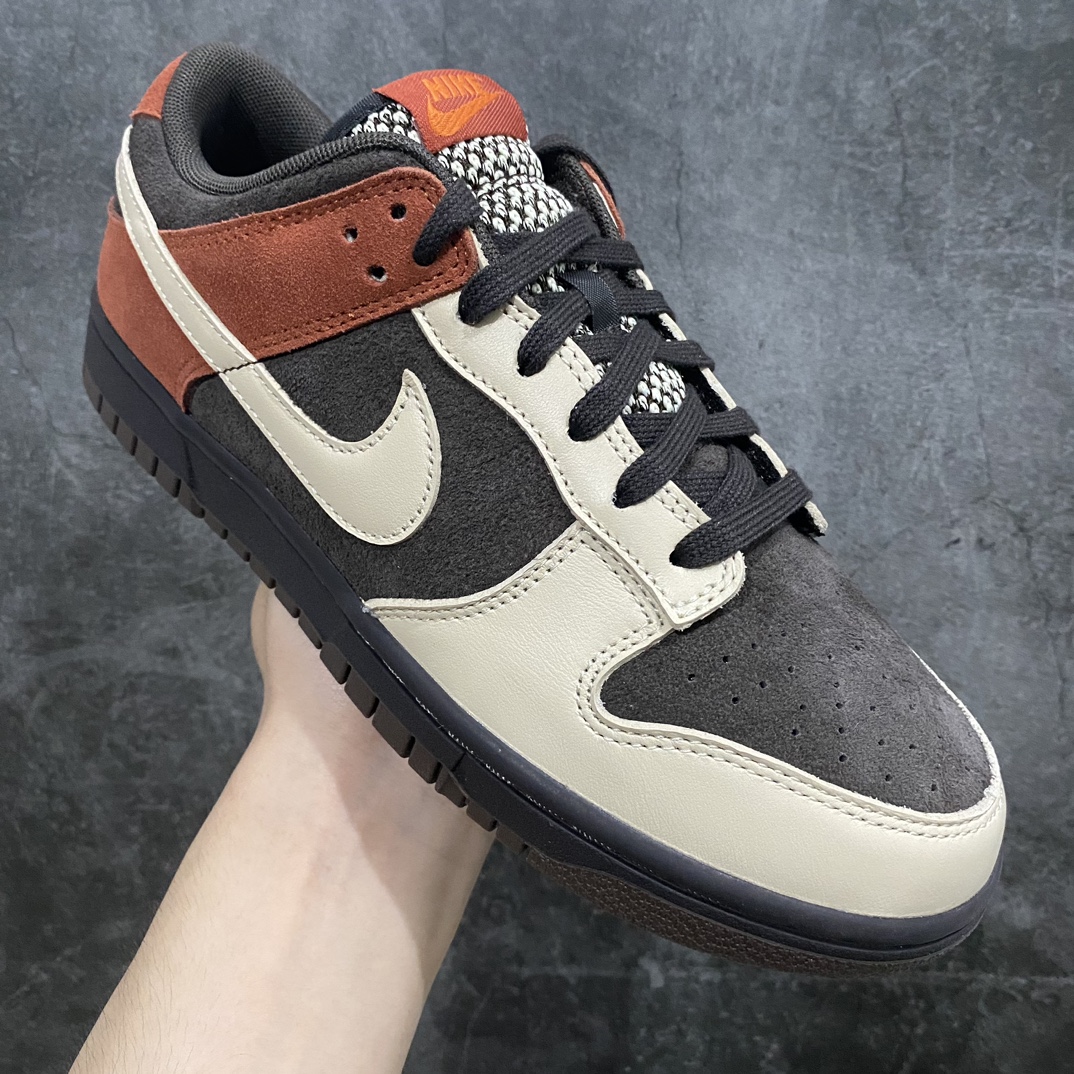 图片[3]-【M版纯原】NK Dunk Low \” Red Panda \” 黑棕 低帮运动休闲板鞋 FV0395-200国内一线头部大厂出品市售最高版本 原厂软木屑面料原鞋原楦头纸板开发 原厂织唛标 全方位细节到位  尺码：36 36.5 37.5 38 38.5 39 40 40.5 41 42 42.5 43 44 44.5 45 46 47.5-莆田鞋批发中心