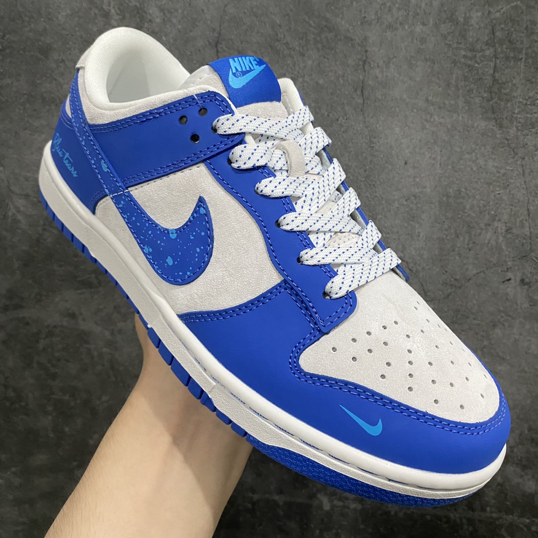 图片[3]-【定制版】Nk SB Dunk Low 蓝眼泪 周年高端定制低帮休闲板鞋 FC1688-114n定制鞋盒 大厂纯原品质出货超高清洁度 皮料切割干净无任何毛边 细节完美  尺码：36 36.5 37.5 38 38.5 39 40 40.5 41 42 42.5 43 44 44.5 45-莆田鞋批发中心