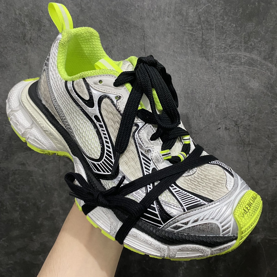 420 【XA版本】BALENCIAGA 3XL Sneakers 巴黎世家十代网布系带低帮走秀复古老爹鞋