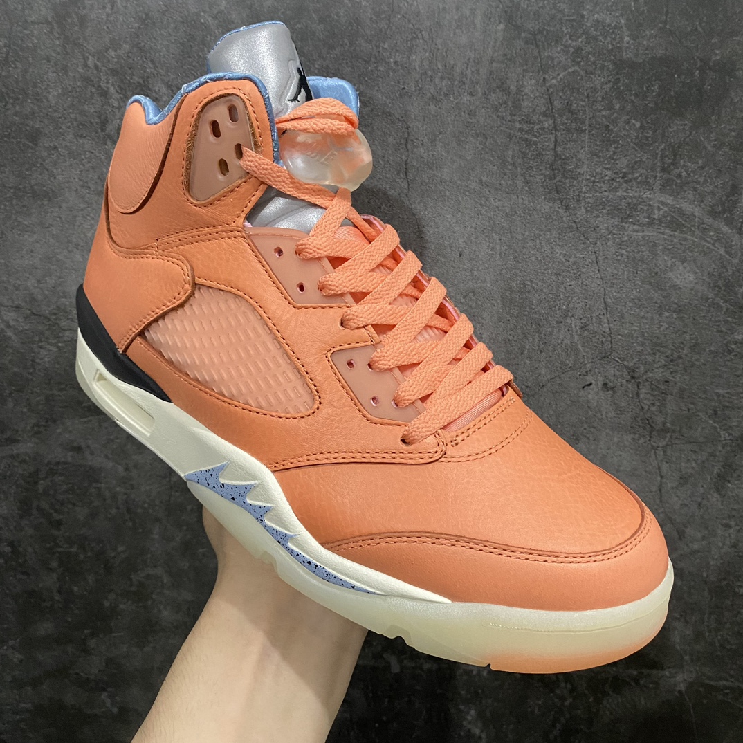 【莞顶纯原】DJ Khaled x Air Jordan AJ5 We The Best “Crimson Bliss” 联名橙色 DV4982-641