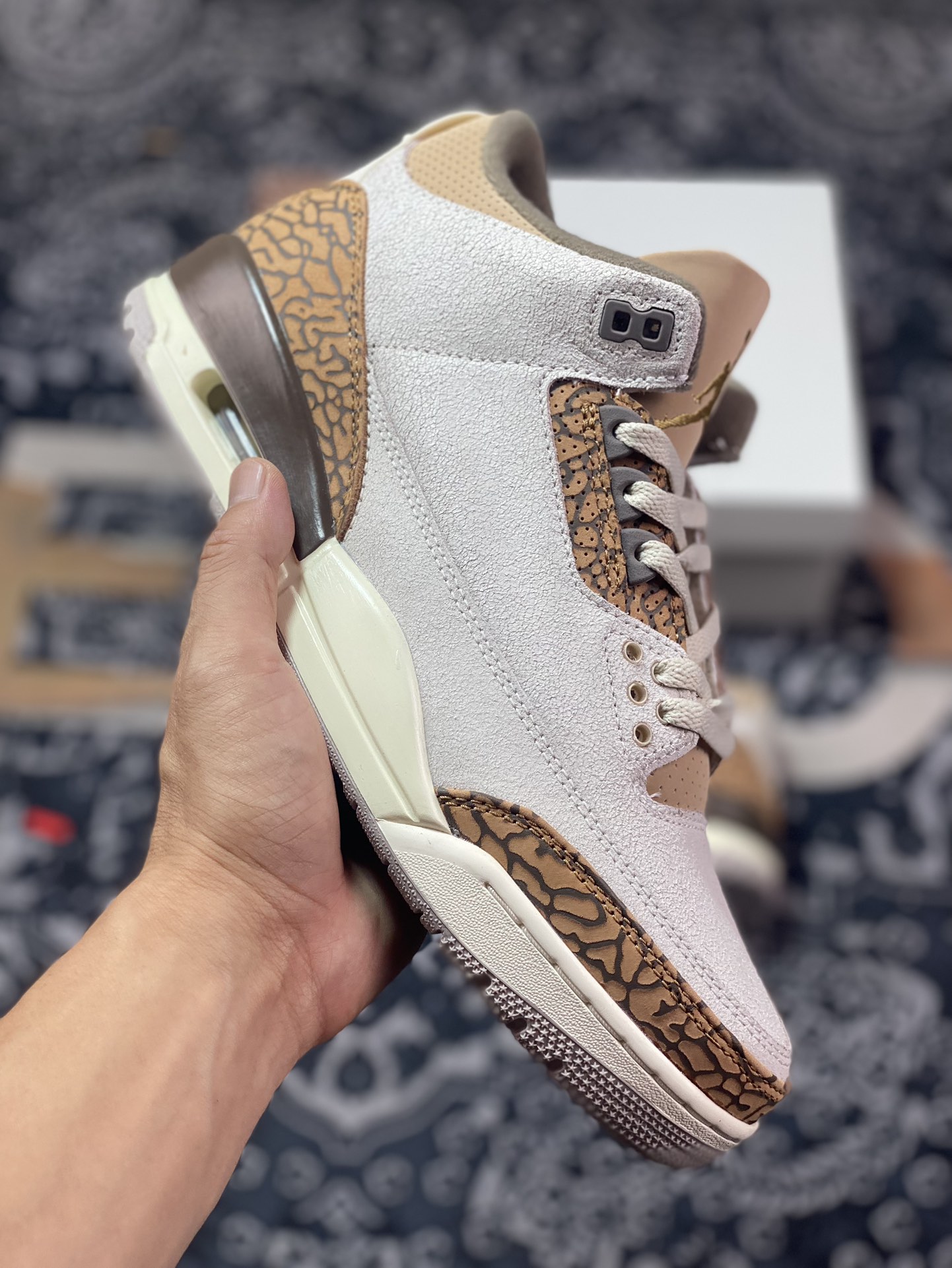 优选 Air Jordan 3 ” Palomino” AJ3乔3 白棕 文化篮球鞋 CT8532-102