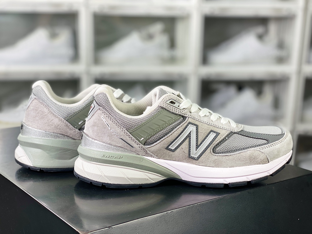 220 New Balance in USA M990V5系列美产血统经典复古休闲运动百搭老爹跑步鞋“元祖灰3M”M990GL5