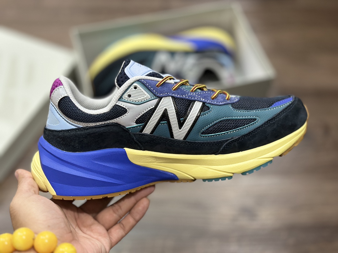 260 纯原版新配色 New Balance M990AC6 新百伦NB990V6 黑灰慢跑鞋