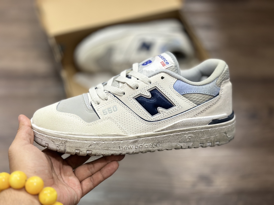 200 New Balance BB550GD1 做旧 新百伦 复古休闲跑步鞋  BB550GD1