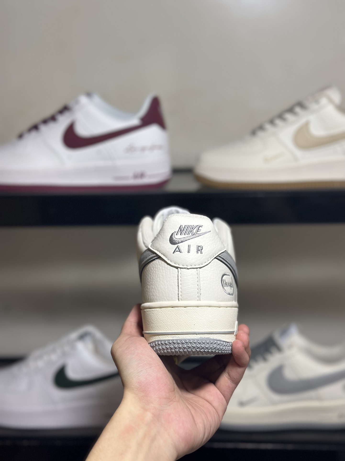 NikeAirForce1Low米白