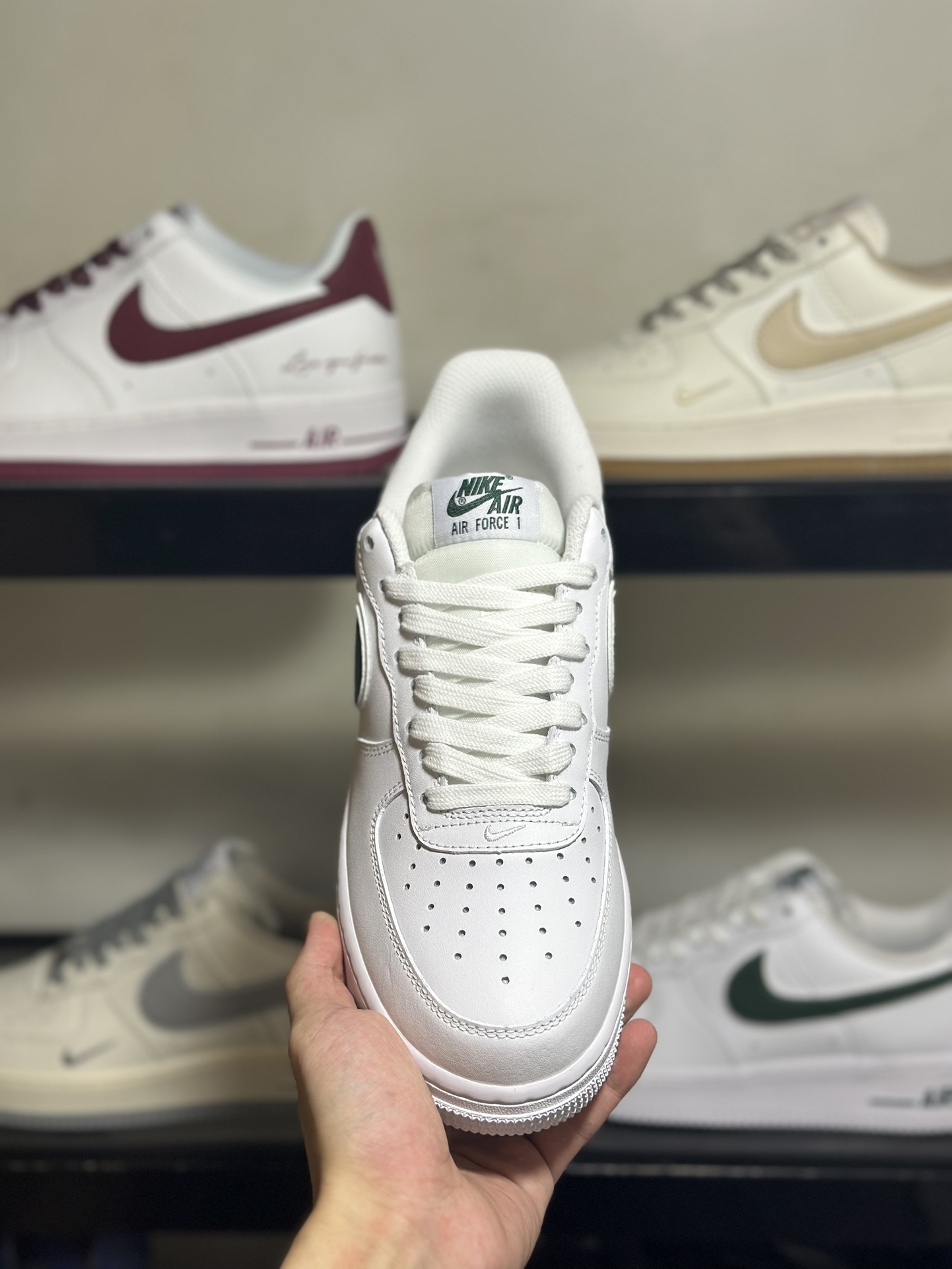 NikeAirForce1Low绿勾