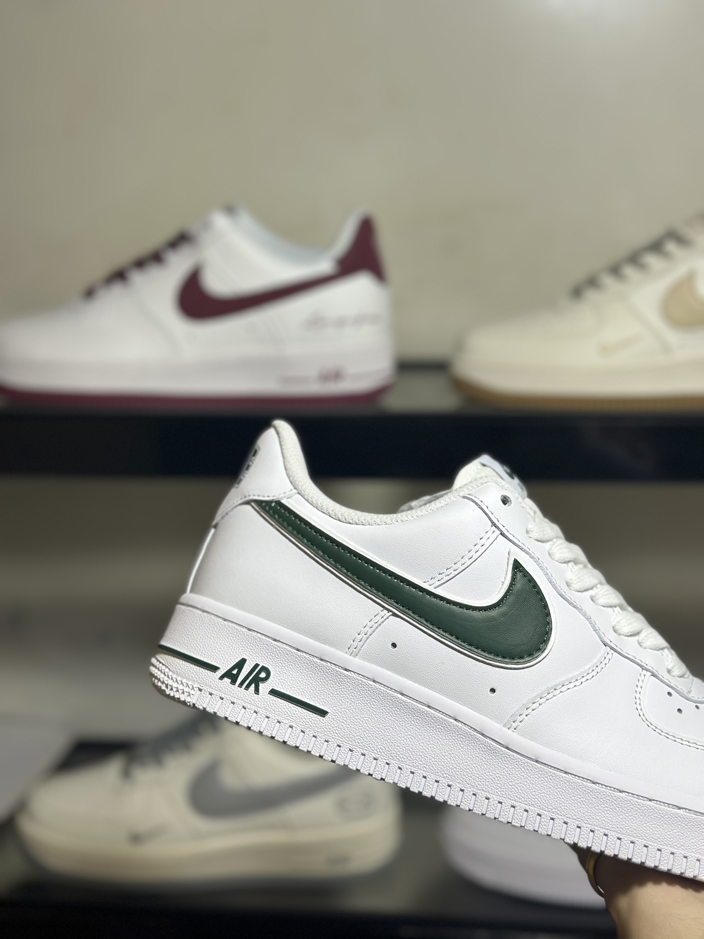 NikeAirForce1Low绿勾