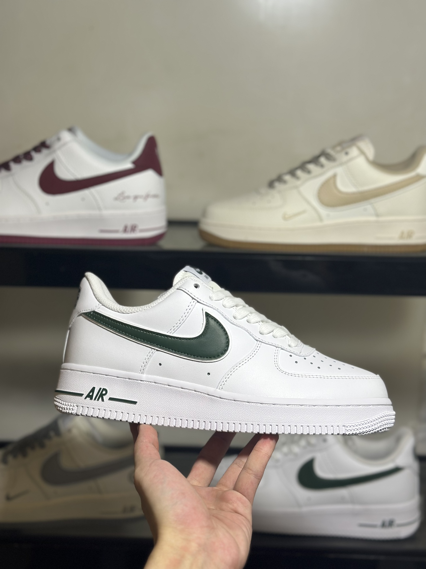 NikeAirForce1Low绿勾