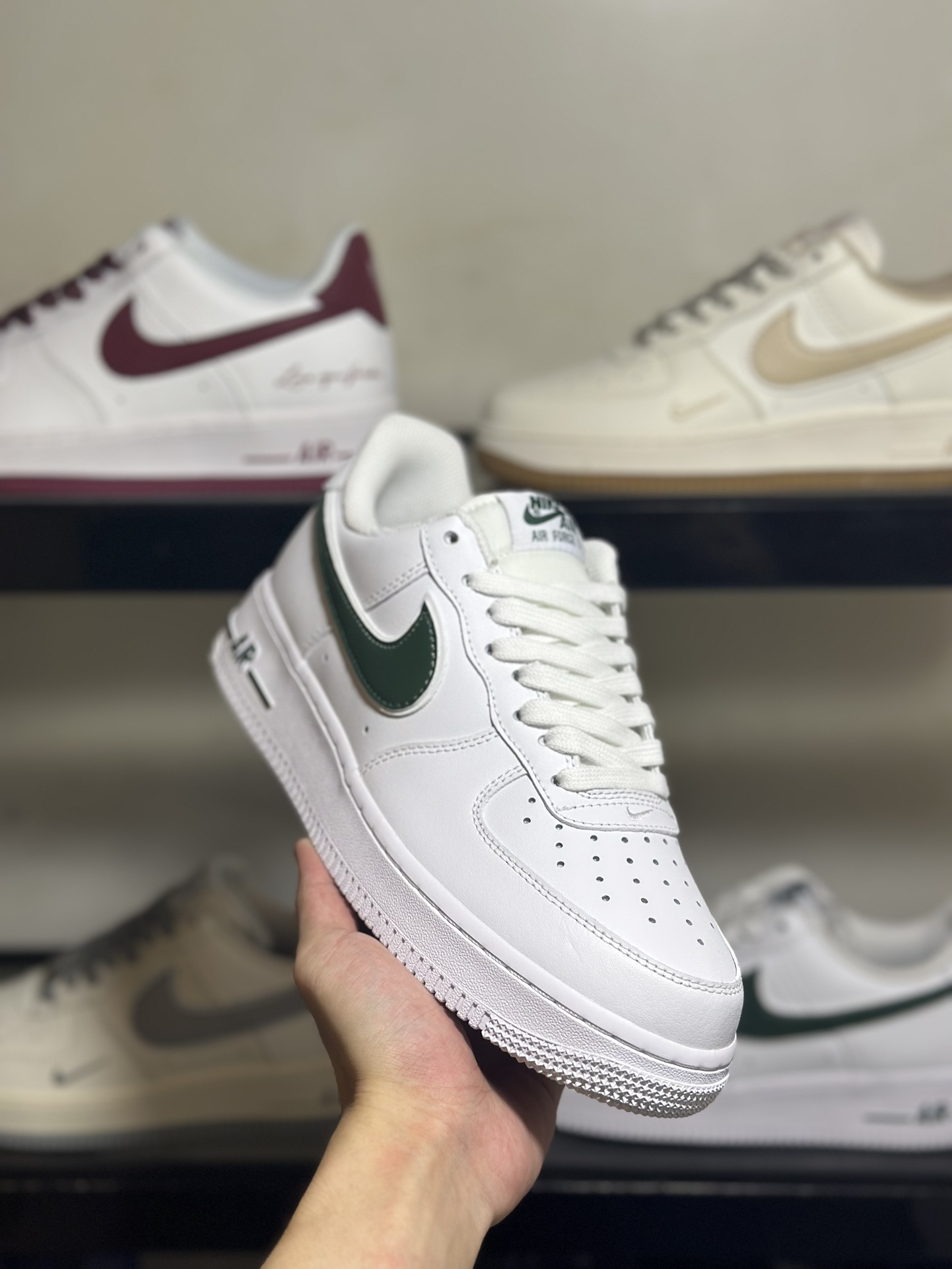 NikeAirForce1Low绿勾