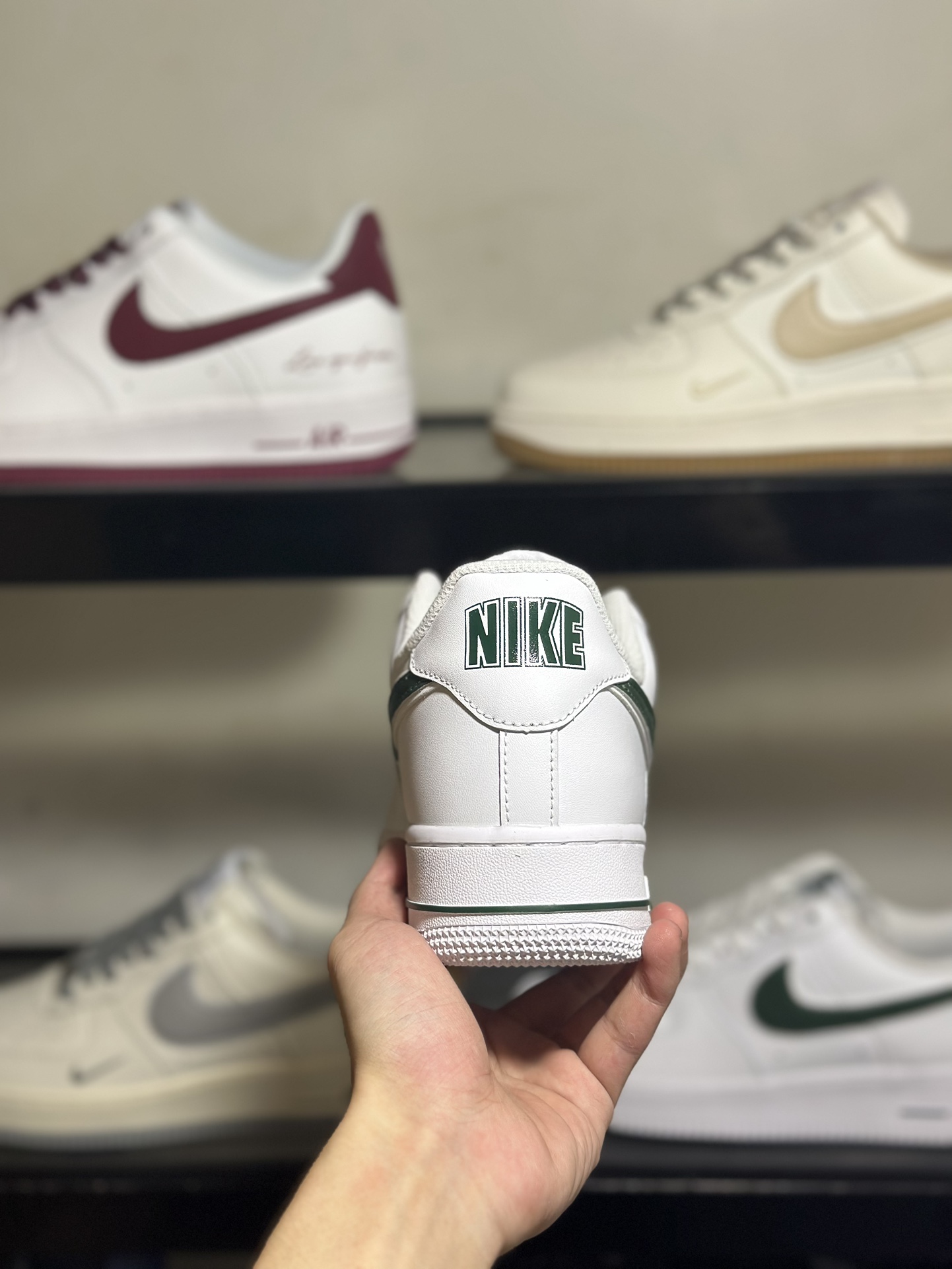 NikeAirForce1Low绿勾