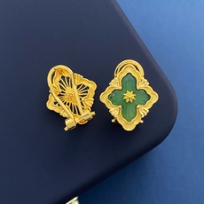 BC80 (玉髓光面)意大利高级珠宝品牌Buccellati布契拉提复古宫廷风四叶草 四瓣花贝壳玛瑙玉髓 BC80 (玉髓光面)意大利高级珠宝品牌Buccellati布契拉提复古宫廷风四叶草 四瓣花贝壳玛瑙玉髓