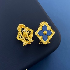 BC80 (玉髓光面)意大利高级珠宝品牌Buccellati布契拉提复古宫廷风四叶草 四瓣花贝壳玛瑙玉髓 BC80 (玉髓光面)意大利高级珠宝品牌Buccellati布契拉提复古宫廷风四叶草 四瓣花贝壳玛瑙玉髓