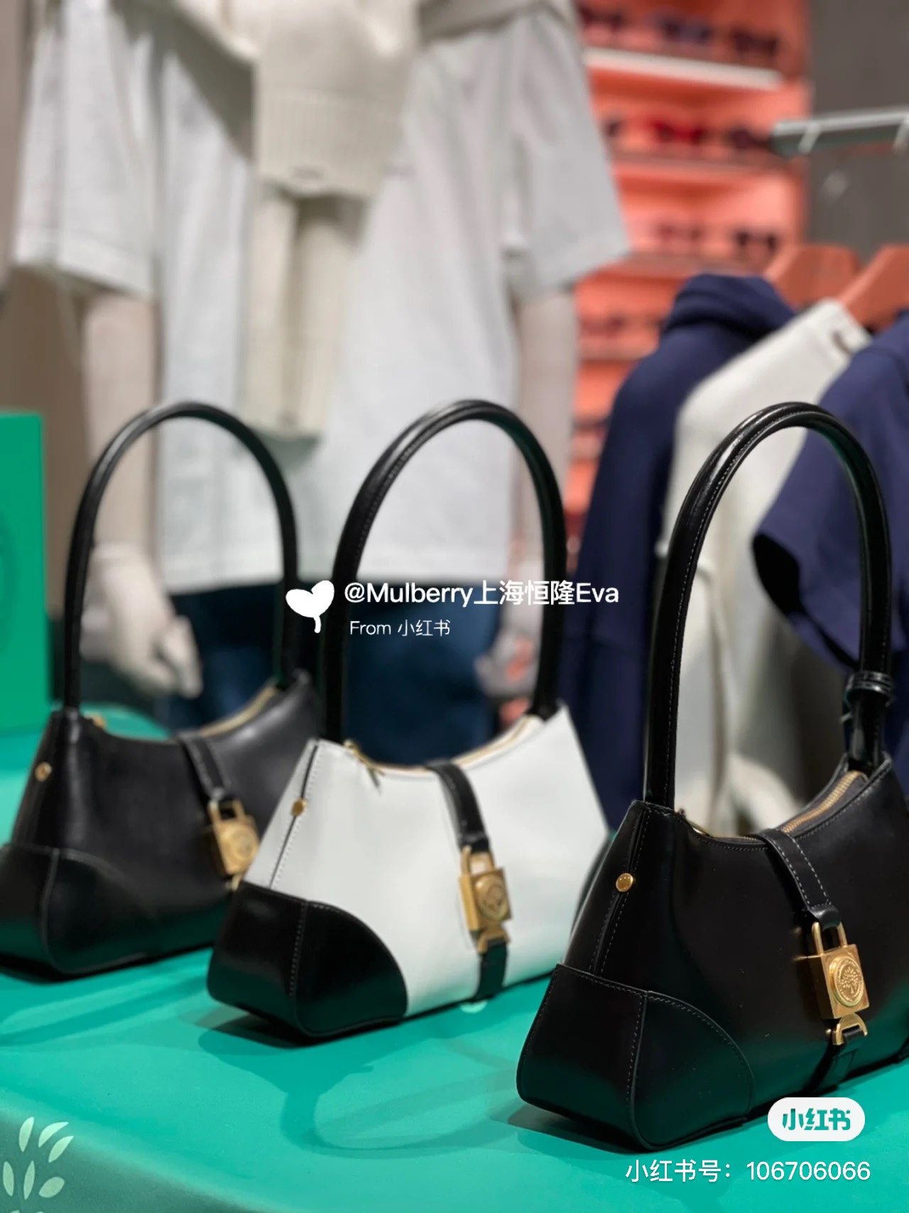 The latest Mulberry armpit bag is on sale at the counter