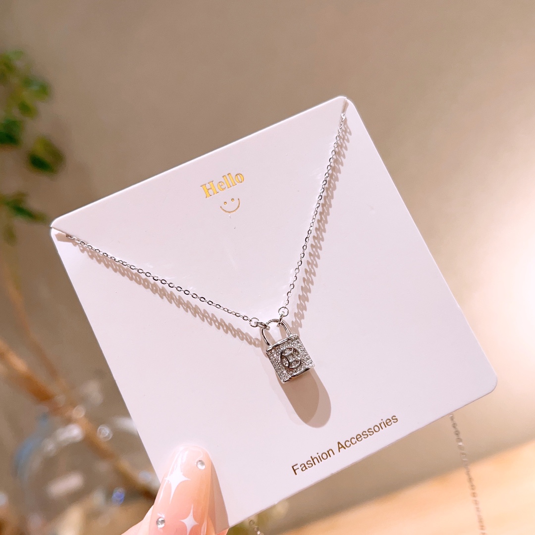 S925 Sterling Silver Necklace Girly Gift for Her Silver