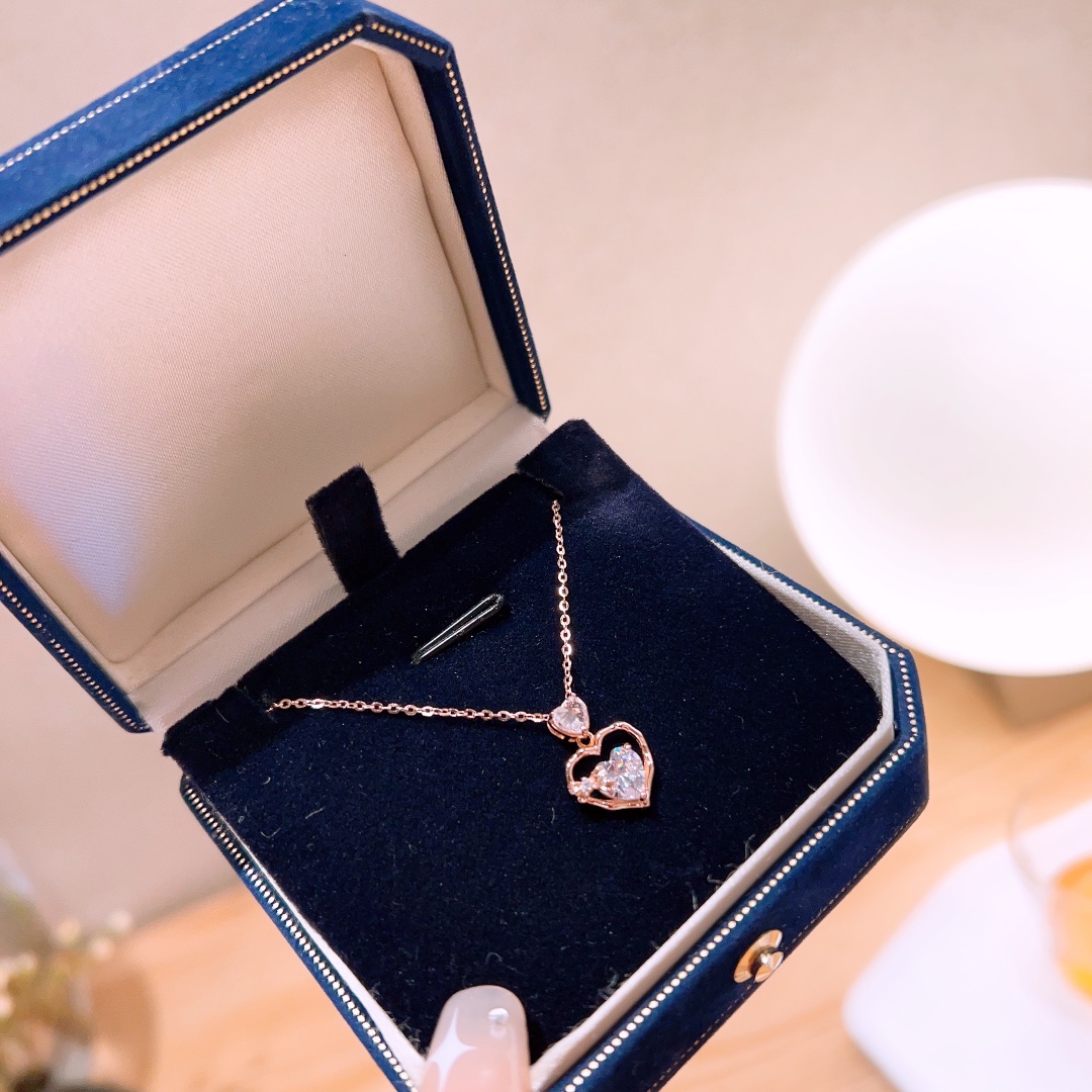 エレガントS925スターリングシルバーネックレスシルバー 親友へのプレゼント